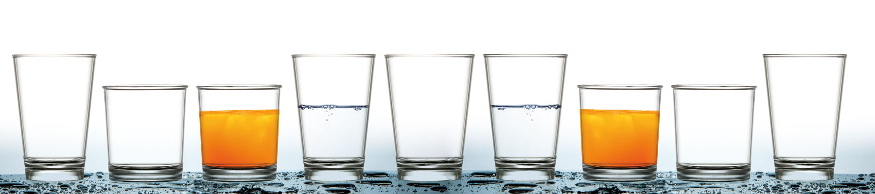 eco friendly plastic drinking glasses in a range of sizes